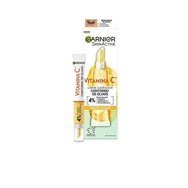 Garnier Skinactive Vitamina C Crema Iluminador Contorno De Ojos 15 Ml Mujer