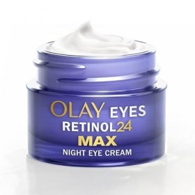 Olay Retinol 24 MAX Eye Cream With 40% More Retinol Complex, Advanced Anti-Aging Eye Cream Pour une peau plus ferme, réduit l