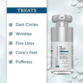 FIXDERMA FCL EYE REFINING MATRIX pour les cernes, Prévient les pattes doie, Contrôle les poches sous les yeux, Diminue les s