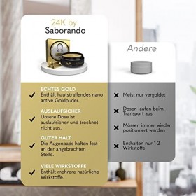 Korean Skincare by SABORANDO – Coussinets pour les yeux et les rides, masque pour les yeux avec collagène et hyaluron, soin d