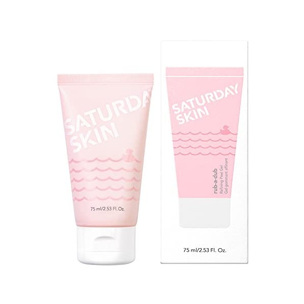 Saturday Skin Rub-A-Dub Gel exfoliant affinant Gels nettoyants pour le visage Lavages nettoyants pour le visage Enzymes de fr