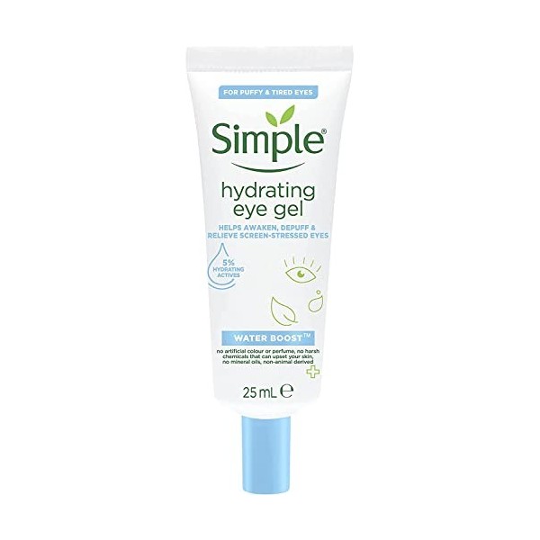 Simple Water Boost Gel Hydratant Yeux 25 ml