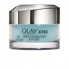 Olay Eyes Gel hydratant pour les yeux pour peaux fatiguées et déshydratées avec acide hyaluronique, 15 ml