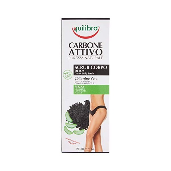 Carbone attivo Detox Body Scrub 200 ml