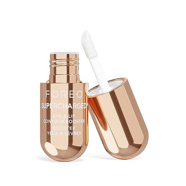 FOREO SUPERCHARGED Eye & Lip Contour Booster - Gel conducteur - Sérum à la niacinamide - Anti-âge - Repulpant lèvres et conto