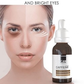 ican london Solution de caféine 5 % Sérum sous les yeux pour la pigmentation du contour des yeux et les poches 30 ml