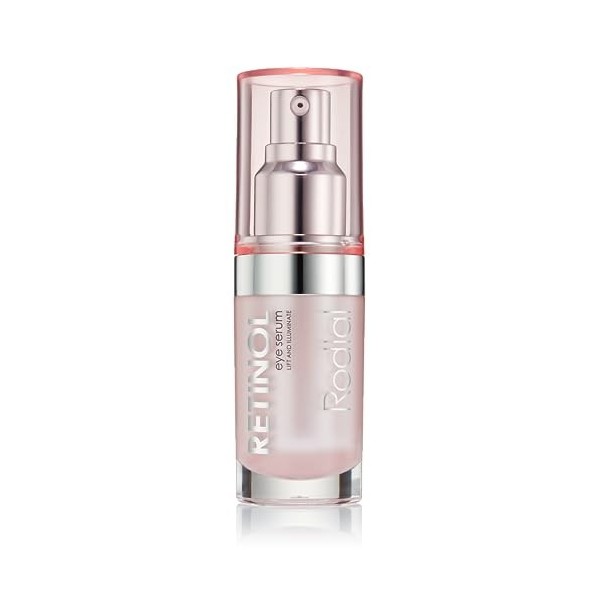 Rodial Retinol Eye Serum 15ml - Sérum Lissant au Rétinol et Acide Hyaluronique, Gel Illuminant Sous les Yeux, Sérum Hydratant