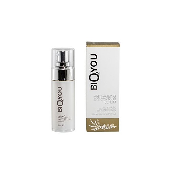 Bio2You, Natural Anti-Ageing Eye Contour Serum, Nourishes Skin and Softens Deep Wrinkles, With Hyaluronic Acid and Collagen, 