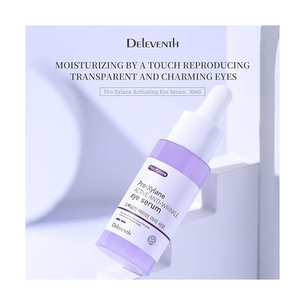 DEleventh Korean Brand Pro-Xylane & Acetyl Hexapeptide-8 Anti-wrinkle Eye Serum 30 ml/Anti Aging, Moisturizing, Fade Fine Lin