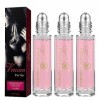 3Pcs Parfums De Séduction Femme Hommes Parfums pour Homme Attire Femme Eau De Parfums Eau De Roll on Parfums Longue Durée 10 