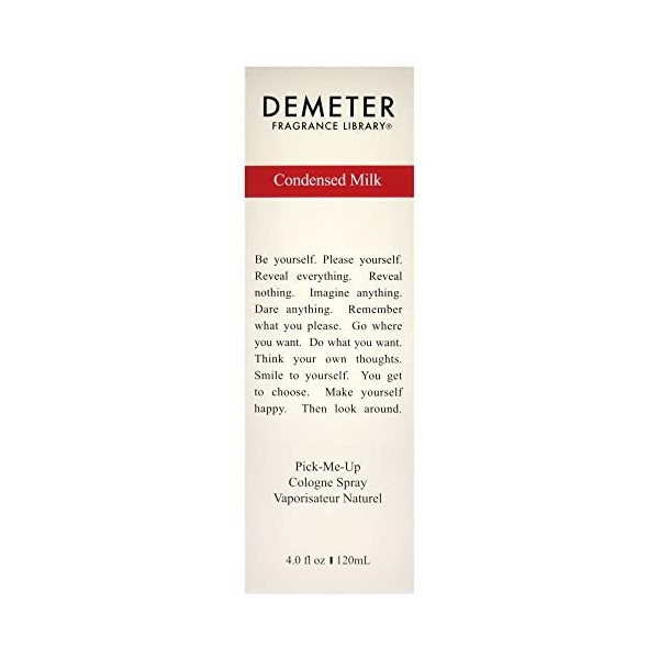 DEMETER Eau de Cologne pour Femme Condensed Milk