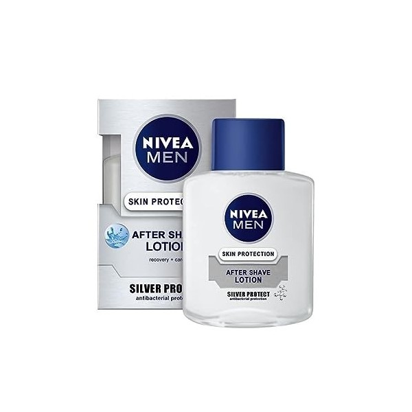 Nivea lotion après-rasage 100 ml Silver Protect pack de 6 