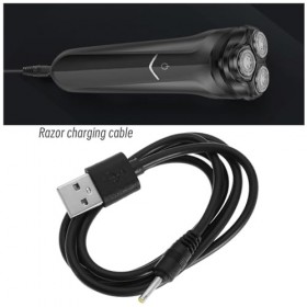 Lot de 2pcs Câbles de Charge pour Rasoir Électrique USB Compatible avec Braun MGK3335/ MGK 3010/ MGK 3020/ MGK 3021/ MGK 3025