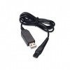 RUITROLIKER Câble de charge USB pour rasoir Norelco One Blade QP2530 QP2630 QP2620 8 V