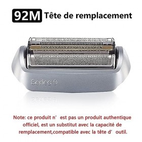 Pièce de Rechange pour Rasoir 92M Compatible avec les Rasoirs Series 9 Noir compatible avec tous les rasoirs électriques séri