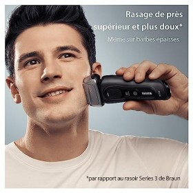Braun Series 8 8560cc Rasoir Électrique Pour Homme, 4 Éléments De Rasage, Tondeuse De Précision Intégrée, Station SmartCare, 