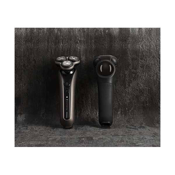 Remington Rasoir électrique [Technologie Shave Learn] X9 LIMITLESS Technologie Pivot Ball 360°, 3 Têtes Flexibles, Sadapte 