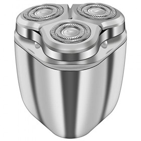 Rasoirs électriques pour homme rechargeables avec technologie de coupe rapprochée à faible bruit et têtes flottantes indépend