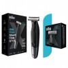 Rasoir-Tondeuse Hybride Braun Series XT5, Rasoir Visage, Tondeuse Corps, Lame Durable, XT5200 + Braun Series X Lame de rechan