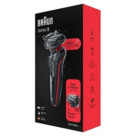 Braun Series 5 50-R1000s Rasoir à grilles noir, rouge
