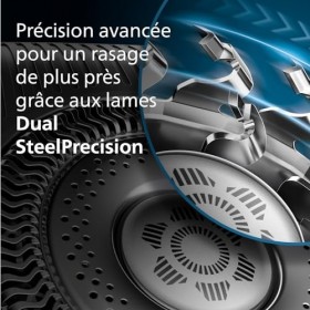 Rasoir Philips Series&nbsp;8000 - rasoir électrique Wet&nbsp;&&nbsp;Dry avec technologie SkinIQ, 1&nbsp;tondeuse rétractable, socle de charge, ca