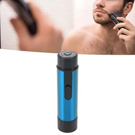 Mini rasoir électrique, moteur à grande vitesse sûr et silencieux pour usage domestique dessin bleu 