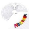 Alles Nuancier Ongle,Lot de 110 Bâtons de Faux Ongles en Spirale pour Vernis à Ongles Gel UV Couleur Naturelle 