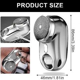 LUFEIS Mini Rasoir Electrique, Mini Rasoir USB, Pocket Portable Electric Shave, Rasoir Électrique Pour Hommes, Mini Rasage Hu