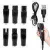 FENGQ Chargeur de rasoir 5 V, Câble Universel 5V USB vers DC, 5.5mm * 2.1mm USB 2.0 A type mâle vers DC with 6 Connector Tips