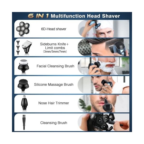 Rasoirs de tête pour hommes chauves, Head Razor Electric