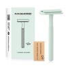 Kinghood Rasoir de sécurité à double tranchant pour homme et femme, respectueux de lenvironnement, pour le corps et le visag