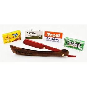 Razor Blades Club-Spartacus nouveau rasoir droit par Roman Empire Shaving | Rasoir pour barbe, moustache et contours Astra-S