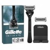 Gillette Intimate Rasoir Pour Homme, Rasoir Pour La Zone Intime Pour Homme, Doux Et Facile A Utiliser, Pour Poils De La Zone 