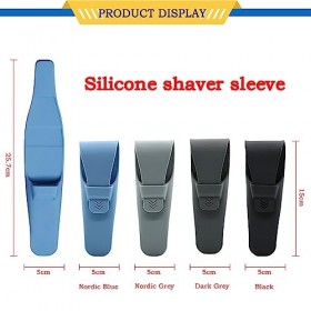 YOUNGSAY Lot de 4 étuis de protection pour la douche, étui de voyage portable en silicone, étui universel pour rasoir de sécu