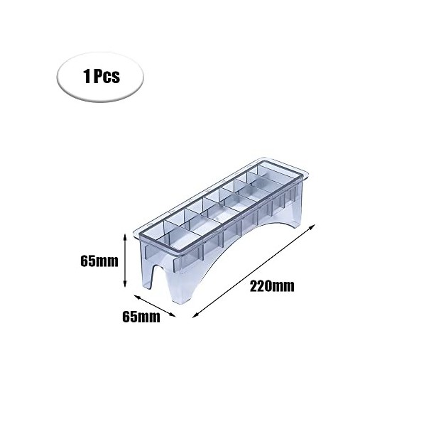 Guide Limit Boîte de rangement pour peigne électrique 8 grilles pour tondeuse à cheveux et tondeuse