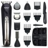 Rasoir professionnel 11 en 1 pour homme Kit de toilettage professionnel Rechargeable Imperméable Barbe et Moustache Tondeuse 