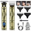 Tondeuse Cheveux Hommes, Tondeuse Barbe Electrique Professionnelle, Sans Fil Rasoir Barbe Tondeuse Kit Avec Écran LED, Tondeu