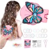 Audasi Schmetterling Hair Bedazzler Kit, Bling Gem Machine für Glitter Girls, Diamond Hair Machine, Glitzersteine Haare gesic