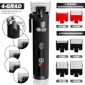 Tondeuse à cheveux pour homme, tondeuse à barbe professionnelle pour bricolage, maison, coiffeur, tondeuse de précision avec 
