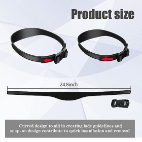 Irikdescia® Guide de coupe de cheveux réglable - Outil professionnel de coupe de cheveux - Pour les coupes de cheveux - Cou d