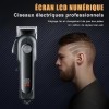 Tondeuse Cheveux Hommes, Electriques Tondeuse Barbe Homme, Sans Fil Tondeuse à Cheveux Rasoir Barbe Tondeuse Kit, USB Recharg