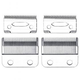 AOVNA Lot de 2 lames de rechange argentées professionnelles pour tondeuse à cheveux avec lames