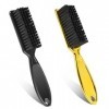 Lot de 2 brosses de nettoyage pour tondeuse à cheveux - Accessoire de coiffure - Brosse à ongles avec poignée - Brosse de net