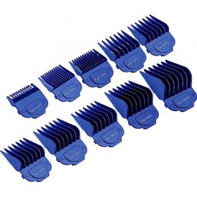 KAYNWAY Lot de 10 guides de tondeuse magnétiques pour tondeuse Andis Master - Bleu
