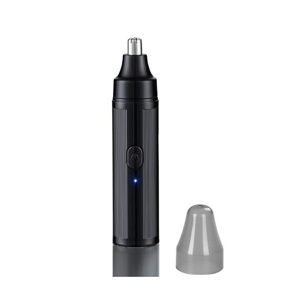 Tondeuse de nez portable pour homme rechargeable sans douleur - Tondeuse de nez électrique avec chargement USB - Étanche - Mo