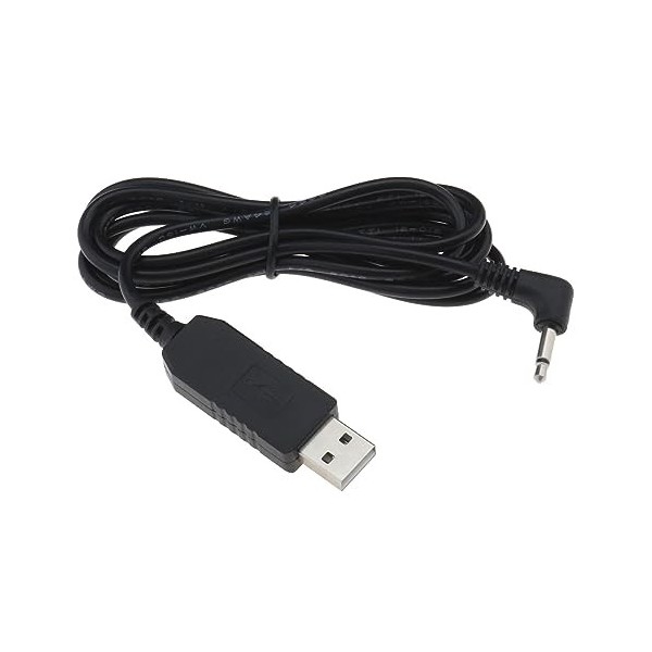 Câble de charge USB compatible avec tondeuse à barbe Remington Barba MB320 MB320C MB42C MB310C MB200 Pa3215U 3,2 V 24 AWG 1,5