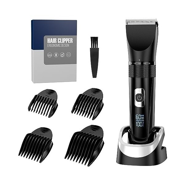 Professional Hair Trimmer Beard Trimmer Precision Trimmer Waterproof With Hair Scissors Set And Hair Bombs for Family Hairdre