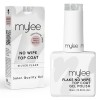 Mylee Vernis à ongles en gel Couche de Finition Sans Essuyage avec feuilles d’argent 15ml, UV/LED Nail Art Manucure Pédicure,