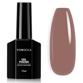 TOMICCA Vernis Semi Permanent, 15ml Vernis Gel UV Semi Permanent Nail Art Gel Pourpre Soak Off UV LED Vernis-Gel Manucure, Ma
