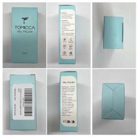 TOMICCA Vernis Semi Permanent, 15ml Vernis Gel UV Semi Permanent Nail Art Gel Pourpre Soak Off UV LED Vernis-Gel Manucure, Ro